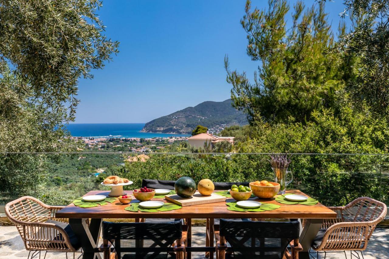 Villa Antigone Luxury Retreat Skopelos Town Bagian luar foto