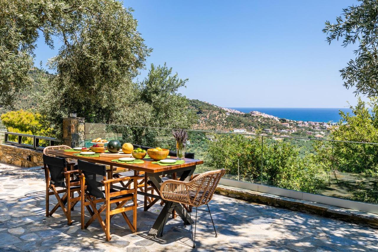 Villa Antigone Luxury Retreat Skopelos Town Bagian luar foto