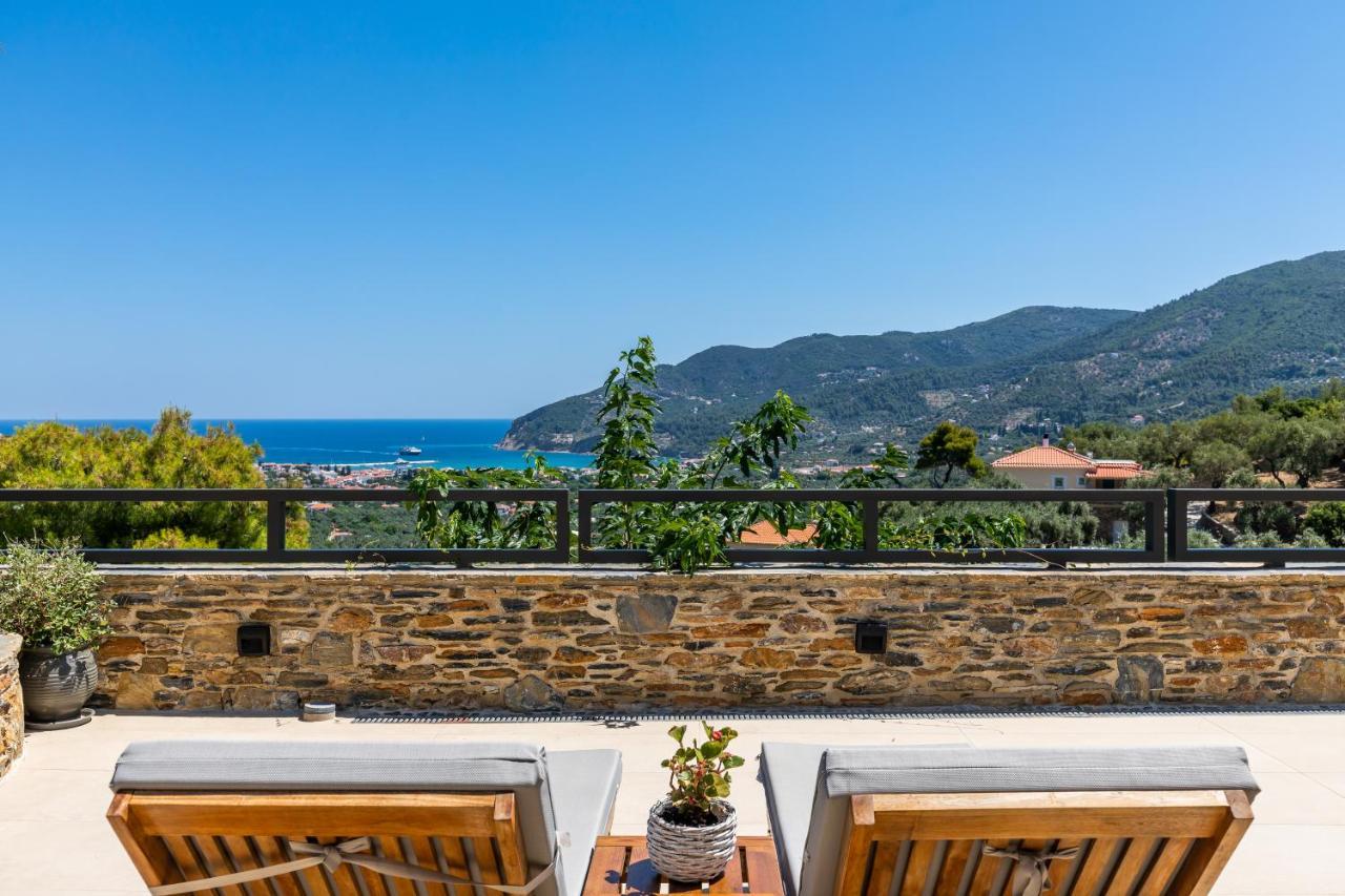 Villa Antigone Luxury Retreat Skopelos Town Bagian luar foto