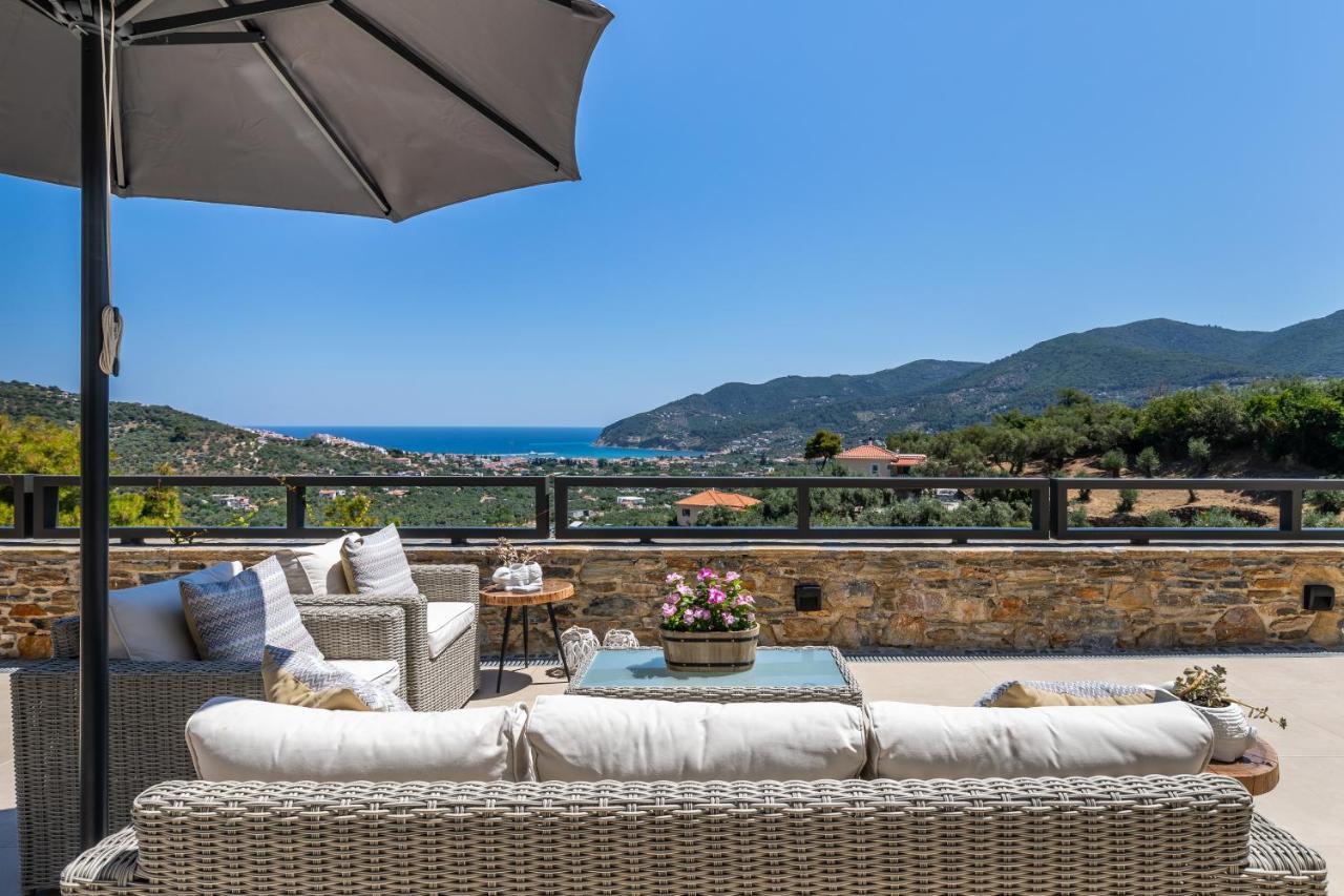 Villa Antigone Luxury Retreat Skopelos Town Bagian luar foto